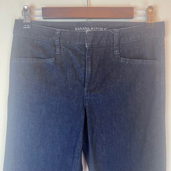Banana Republic Women's Trouser Mid Rise Drake Wash Wide Leg Jean Size 27 - Picture 3 of 7